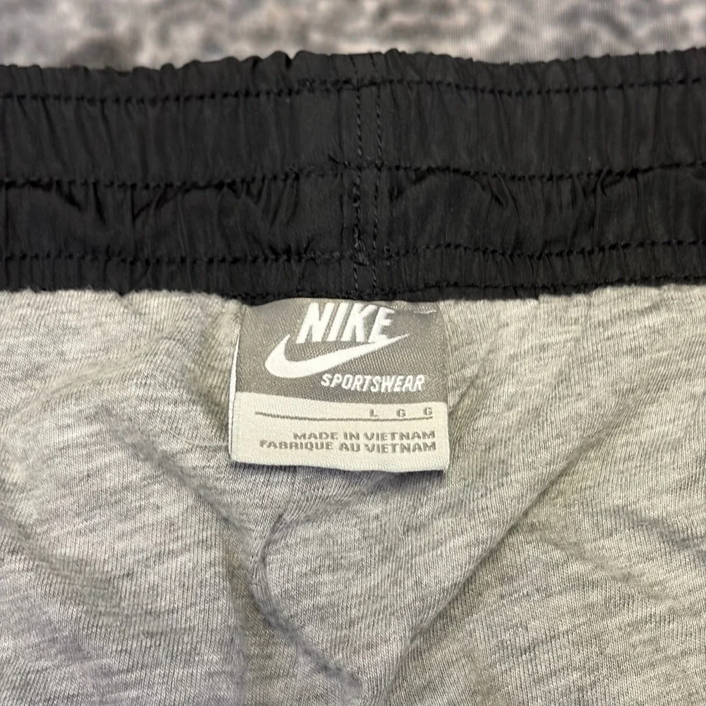 VTG Nike Track Pants Mens Large Black Windbreaker Athletic Baggy Y2K